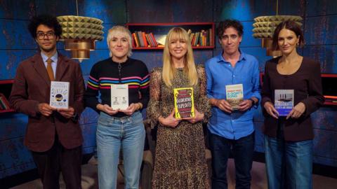 Richard Ayoade, Elizabeth Day, Stephen Mangan, Maisie Adam and Sara Cox's 