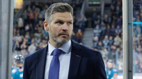 Belfast Giants head coach Adam Keefe