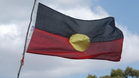 An Aboriginal flag