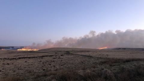 Fire on Marsden Moor
