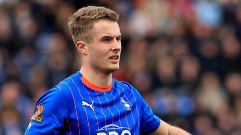 Andy Dallas playing for Oldham Athletic