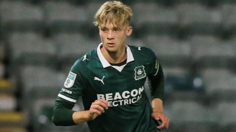 Plymouth Argyle midfielder Seb Campbell 