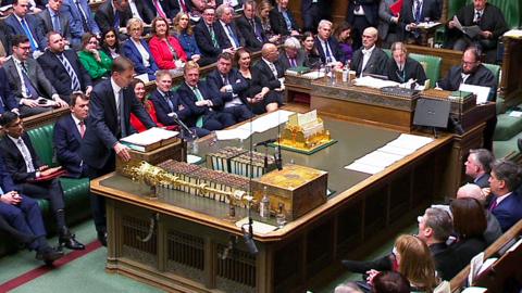 Jeremy Hunt gives the Autumn Statement in the House of Commons