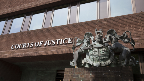 The exterior of Portsmouth Crown Court
