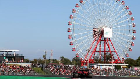 A general view of the ferris wheel at Suzuka circuit where the Japanese Grand Prix is held