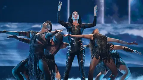 Poland performs at Eurovision Song Contest