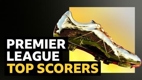 Premier League top scorers graphic