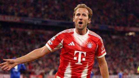 Harry Kane celebrates