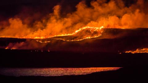 Muir burning on Skye