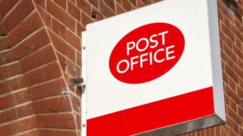 A Post Office sign