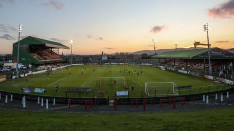 Glentoran's Oval stadium