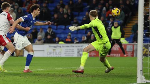 Yousef Salech scores for Cardiff