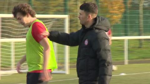 BBC Unsung Hero for the North West Sean Bailey coaching Cerebral Palsy, the club he set up