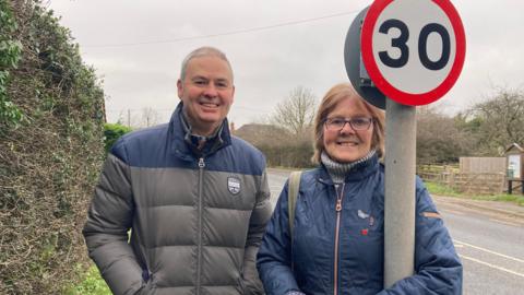 James Baker and Pat Hodges in Callow Hill