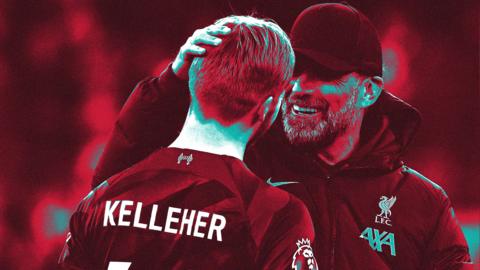 Jugen Klopp and Caoimhin Kelleher
