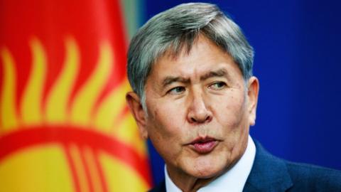 Kyrgyzstan's president Almazbek Atambayev