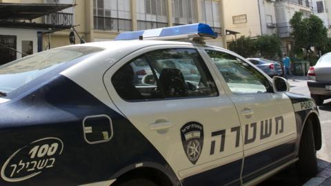 Israeli police car (file)