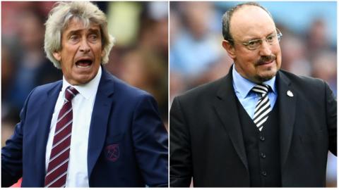 Manuel Pellegrini and Rafa Benitez