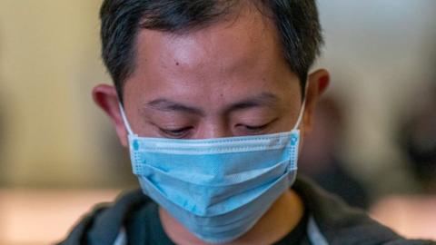 Man with mask during Coronavirus outbreak
