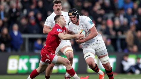 James McNabney in action for Ulster