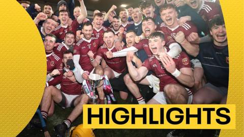 Index picture as Cushendall lift the Ulster Hurling title