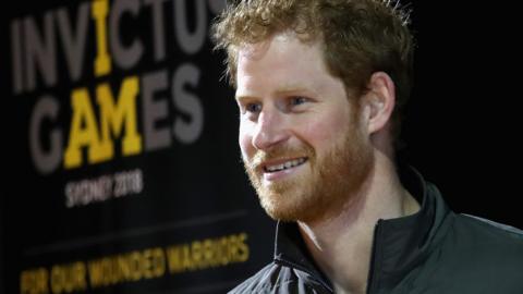 Prince Harry at the launch of the 2018 Invictus Games in Sydney
