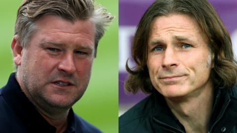 Karl Robinson and Gareth Ainsworth