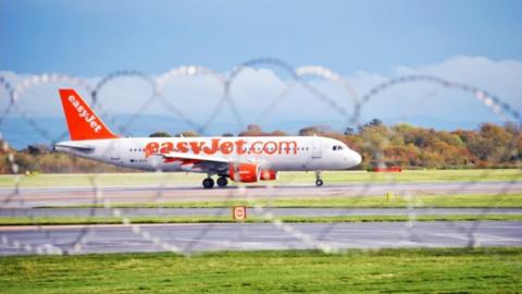 Easyjet at Manchester airport
