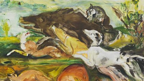 Hunt After Frans Snyders, 2019 by Cecily Brown