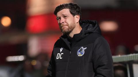 Darrell Clarke watching on from the sideline