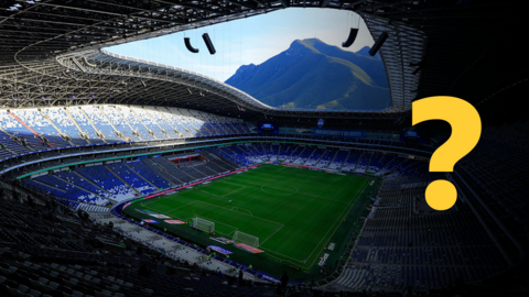 A question mark over a picture of Estadio BBVA