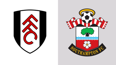 Fulham and Southampton club badges