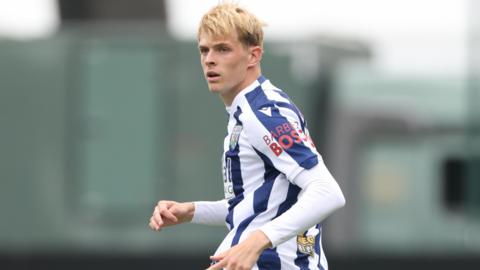 Toby Collyer pictured in action for West Brom