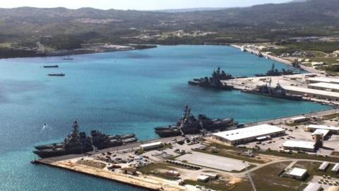 Apra US naval base in Guam - March 2016