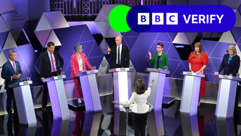 Seven party spokespeople at ˿ election debate