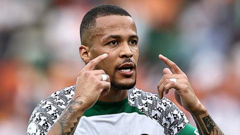 William Troost-Ekong playing for Nigeria