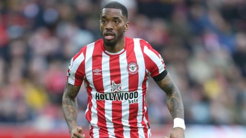 Ivan Toney in action for Brentford