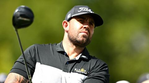 Ryan Peake hits a shot during the New Zealand Open 
