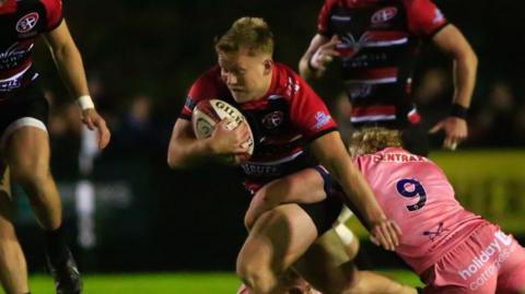 Action between Cornish Pirates and Exeter Chiefs