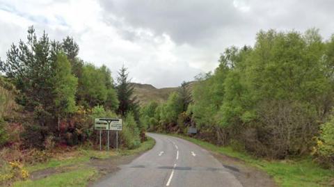 A890 near Auchtertyre