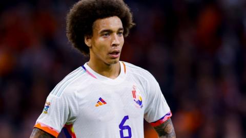 Axel Witsel in the Nations League game with the Netherlands in September