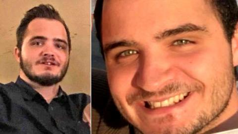 Pictures of British man Ben Garland who is missing on the Spanish island of Ibiza