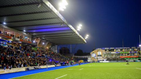 Cardiff fans at the Arms Park
