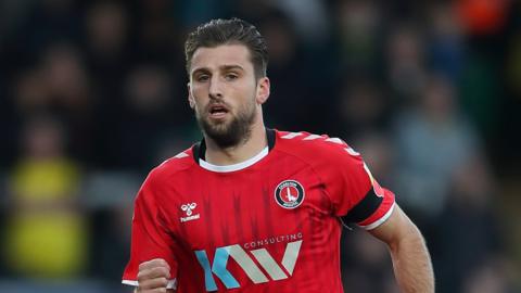 Ben Purrington playing for Charlton Athletic