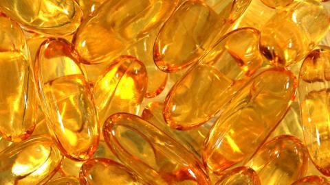 Fish oil capsules