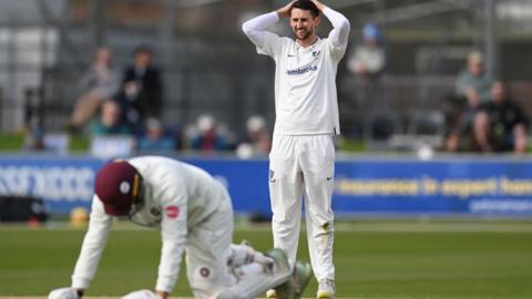 Northants looked to be out on their knees but still survived