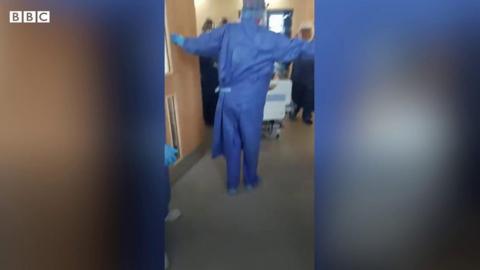 Patient leaving ICU