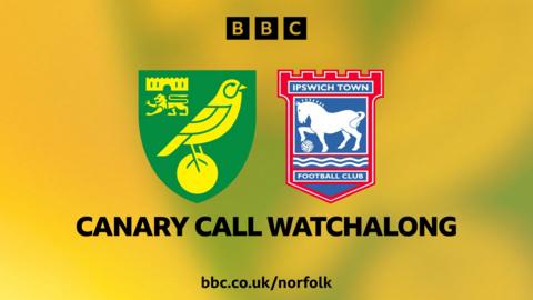 Norwich City crest and Ipswich badge