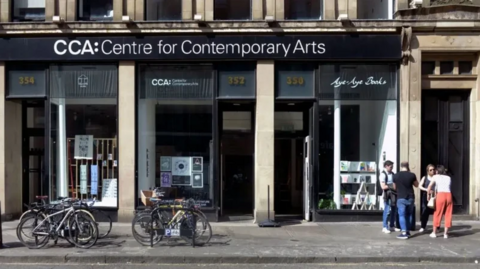 A street view of the front of the CCA venue on Sauchiehall Street