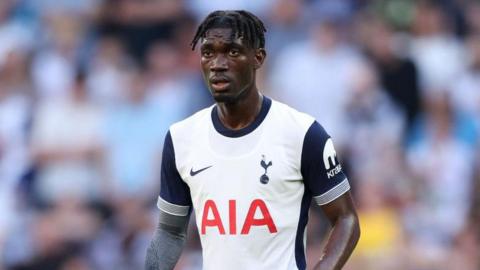 Tottenham midfielder Yves Bissouma